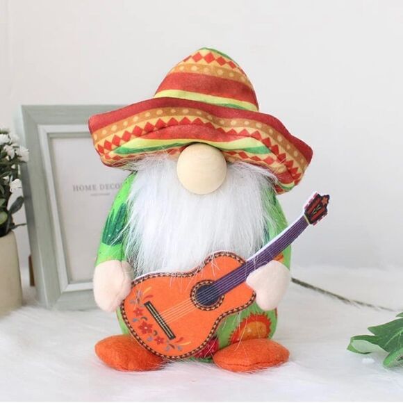 2 PCS Fiesta Gnome Plush for Mexican Taco Tuesday, Tomte Elf Decorations Gifts - Picture 6 of 6
